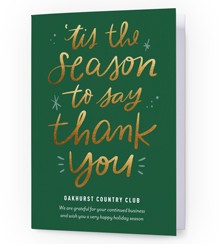 Seasonal Thanks