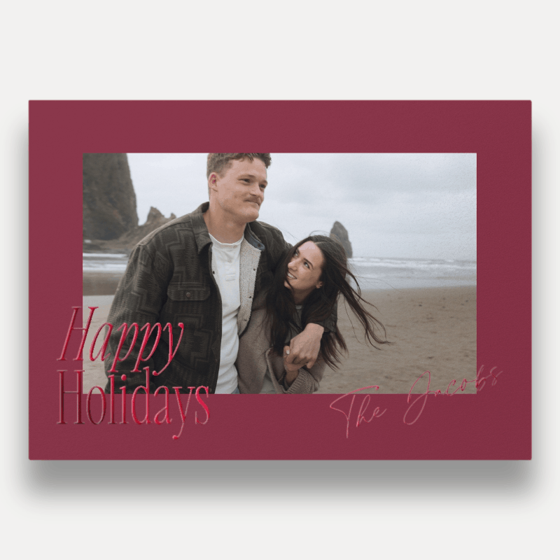 Statement Foil Holiday Card