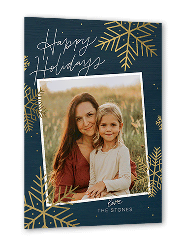 Rustic Foil Snowflakes