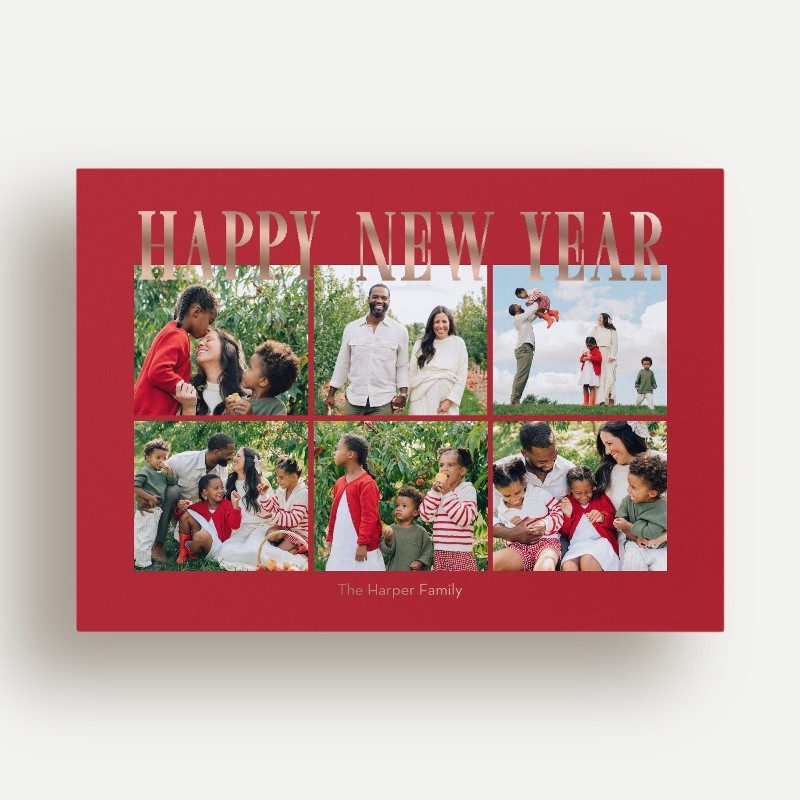 Elegant Serif Holiday Card