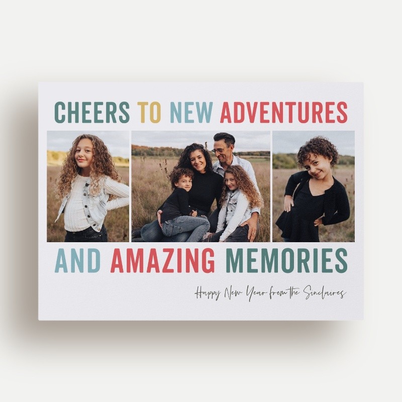Bold Adventures New Year's Card