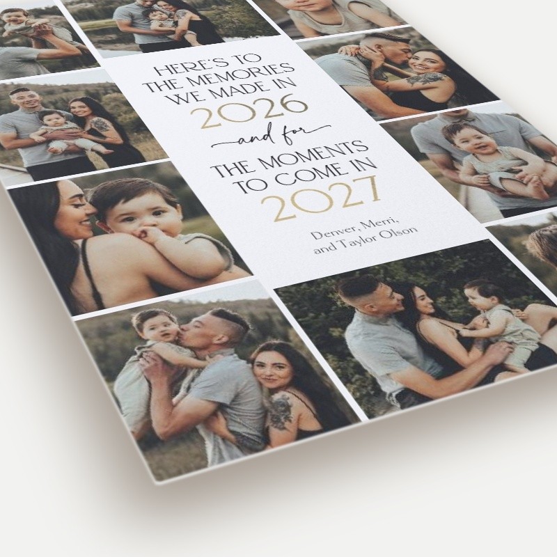 Memorable Memories New Year's Card