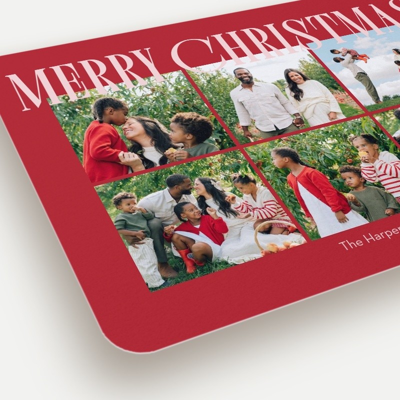 Elegant Serif Holiday Card