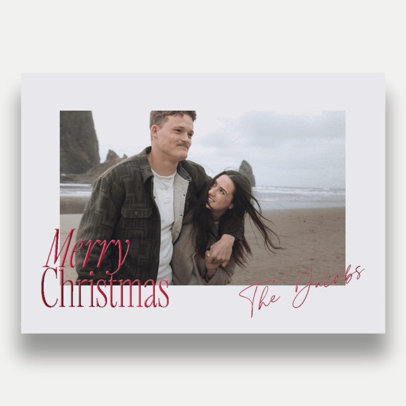 Statement Foil Holiday Card