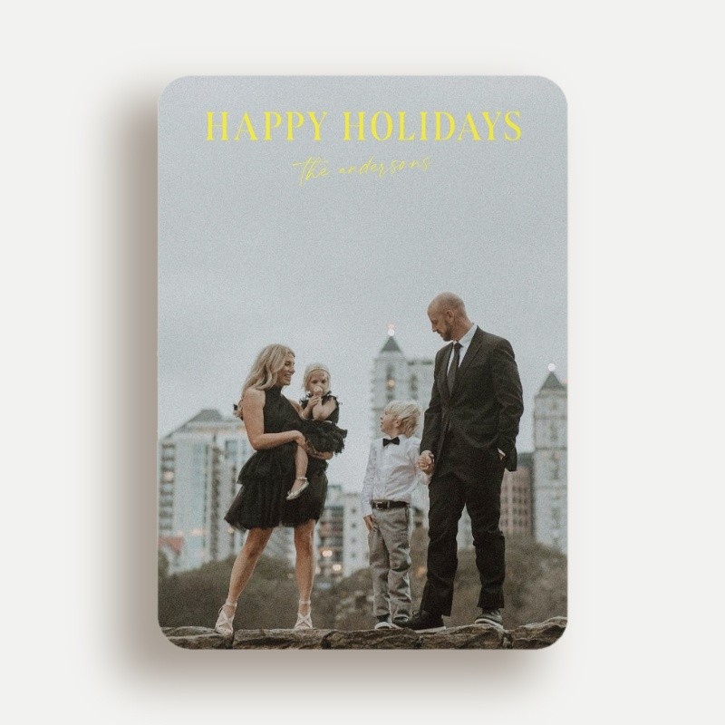 Bright Statement Holiday Card