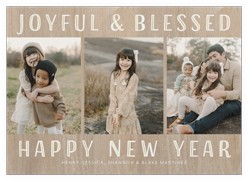 Rustic Joyful Wishes