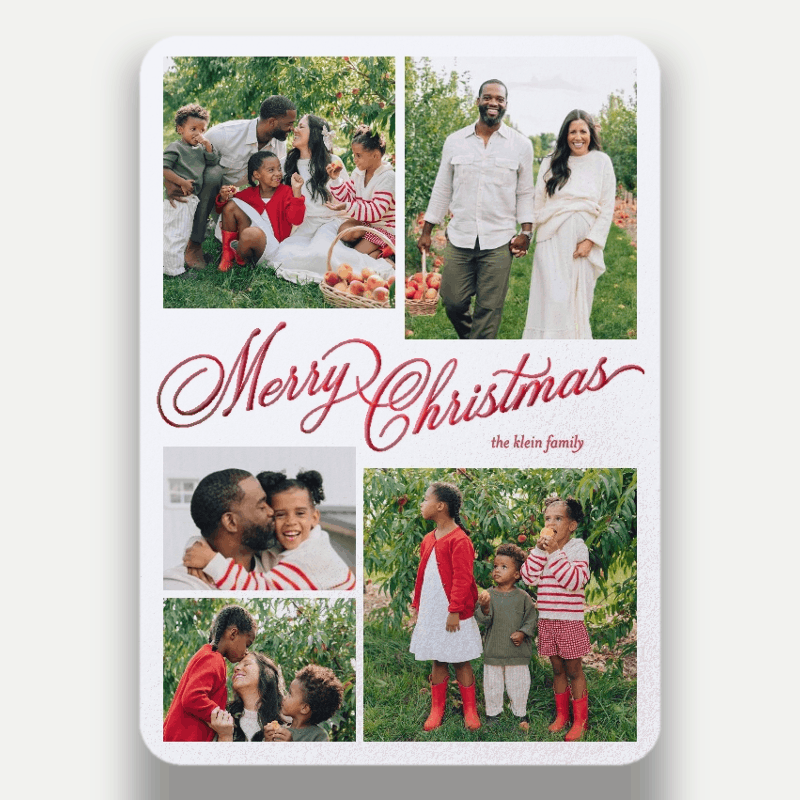 Elegant Gallery Holiday Card