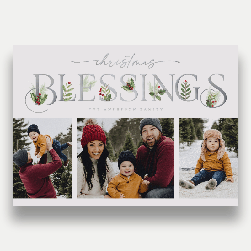 Classic Statement Holiday Card