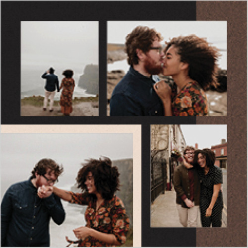 Modern Dark Neutrals Calendar 12x12 undefined  Wall Calendar