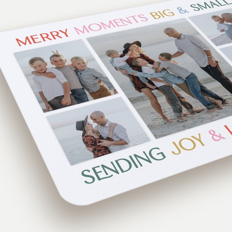 Cheerful Multi Christmas Card