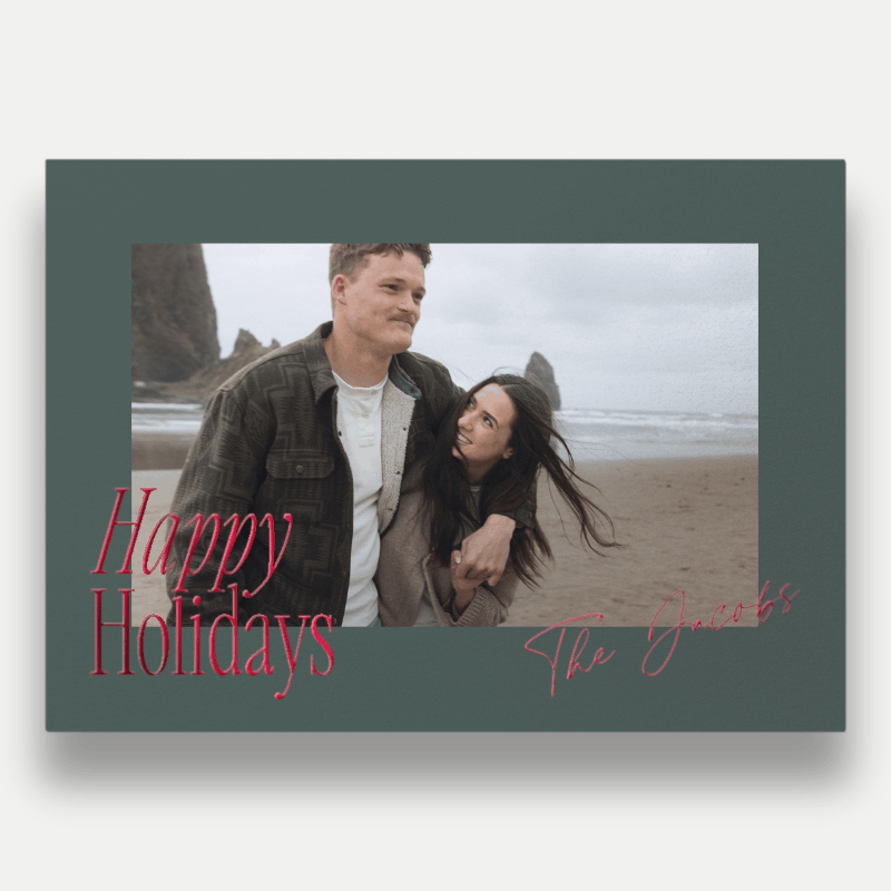 Statement Foil Holiday Card