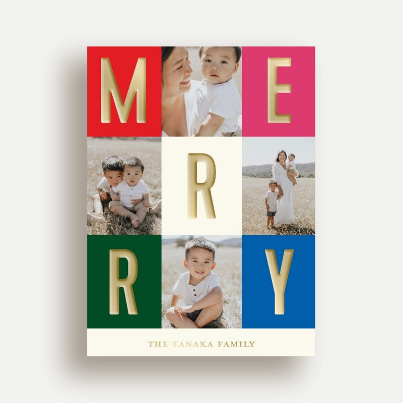 Modern Colorblock Merriment