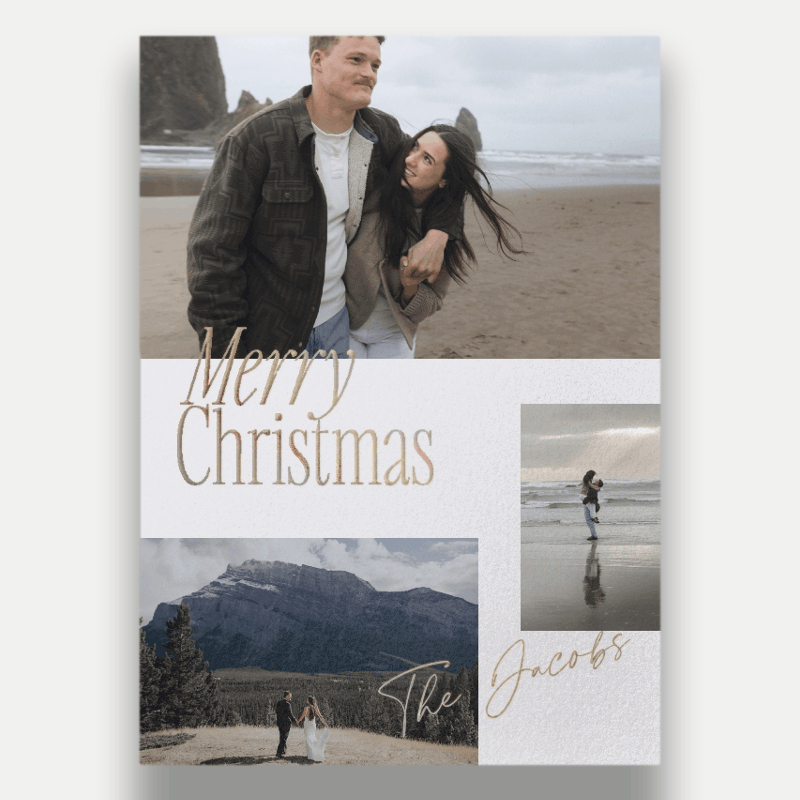 Statement Foil Holiday Card