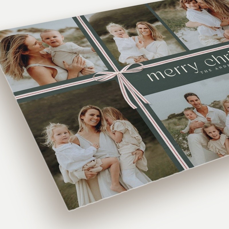 Wrapped Collage Holiday Card