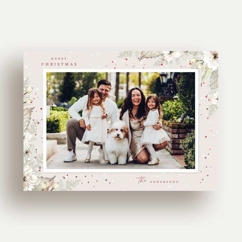 Winter Floral Frame