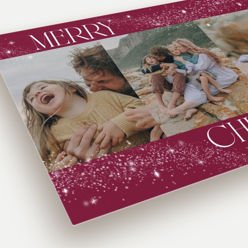 Celestial Sparkle Holiday Card
