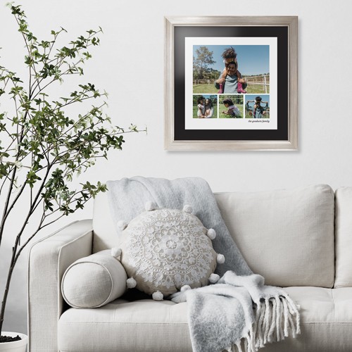 Modern Hero Gallery Of Four Portrait 16x16 Multicolor  Framed Print