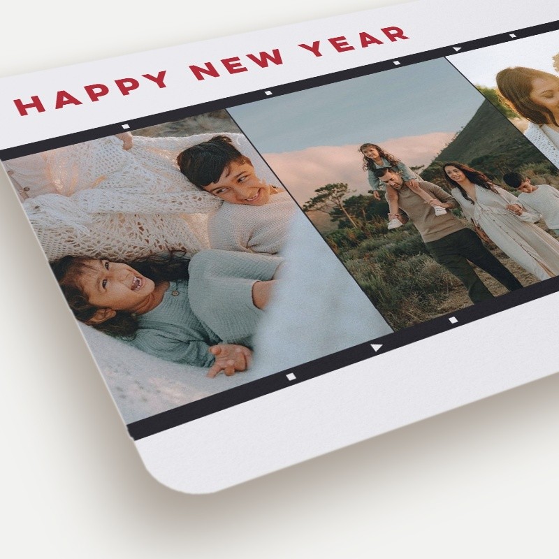Film Strip Duo New Year's Card
