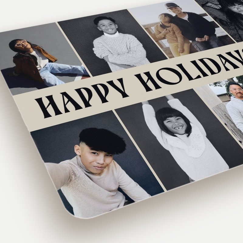 Bold Collage Holiday Card
