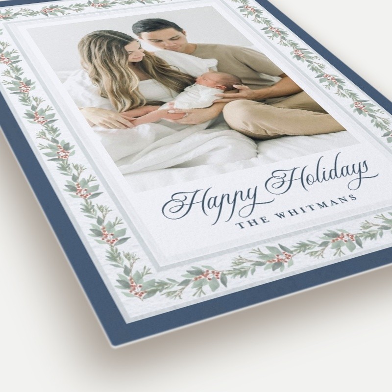 Painted Foliage Holiday Card