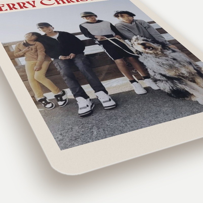 Bold Collage Holiday Card