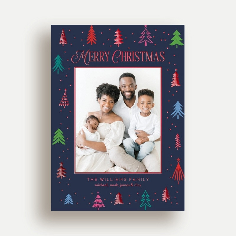 Festive Tree Border