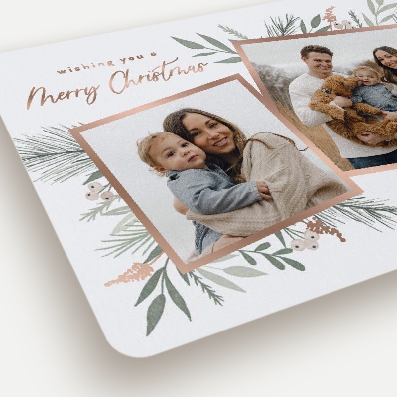 Elegant Botanicals Holiday Card