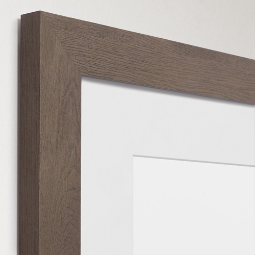 Brushed Moments Landscape 20x30 White  Framed Print