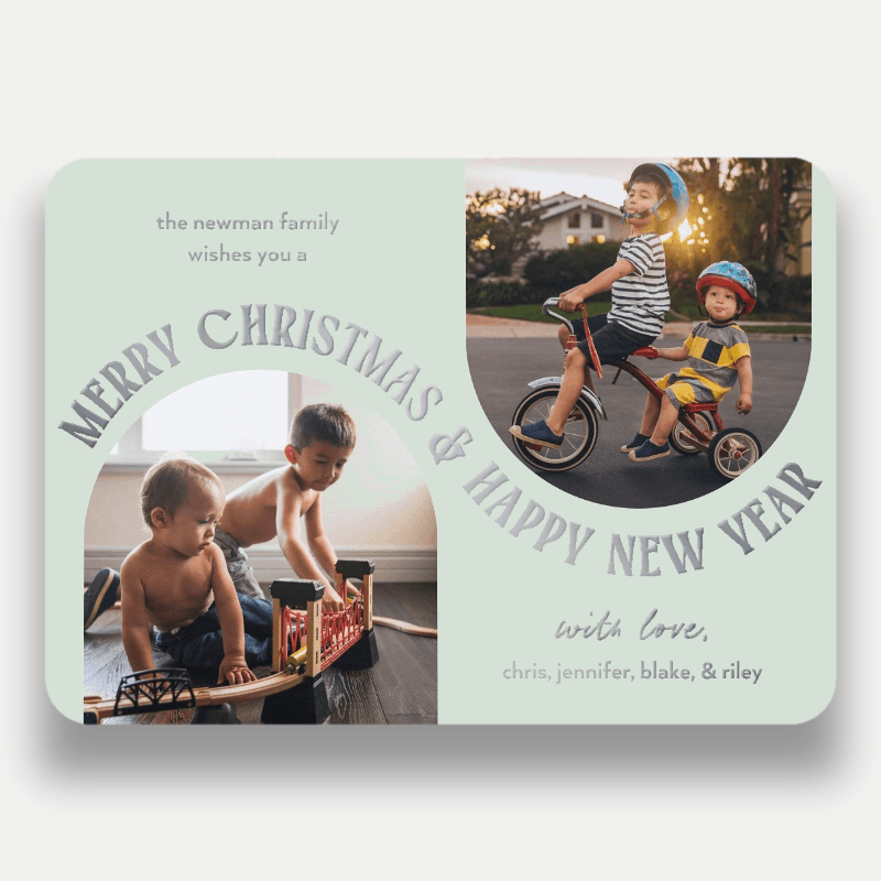Arched Greeting Holiday Card