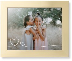 Double Heart Line Art