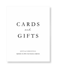 Cards and Gifts Signage