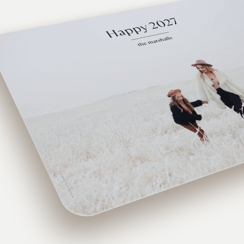 Pure Sentiment New Year's Card