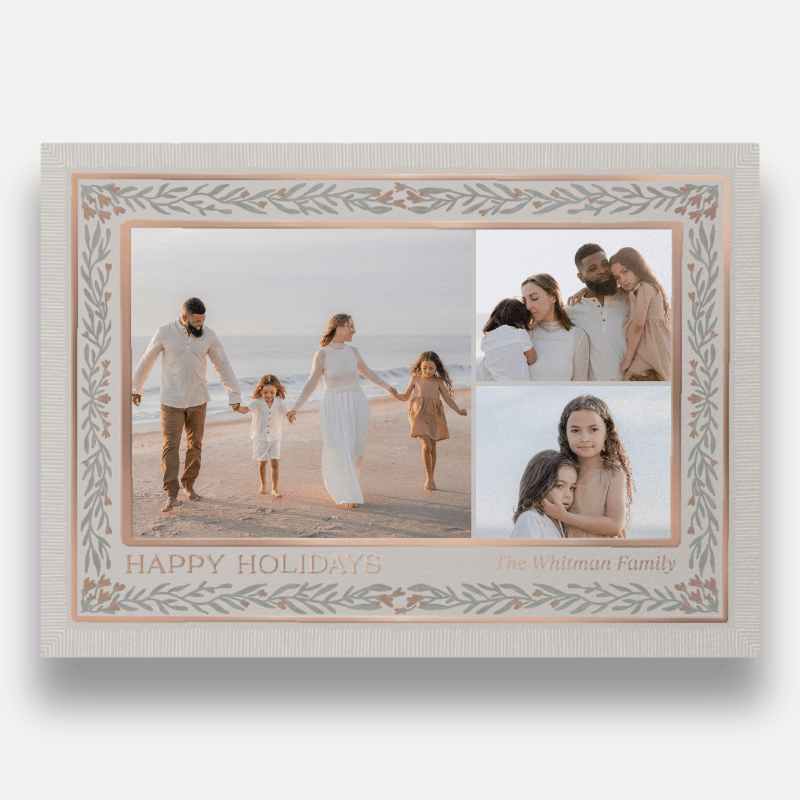 Botanical Vines Holiday Card