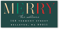Festive Merry Letters