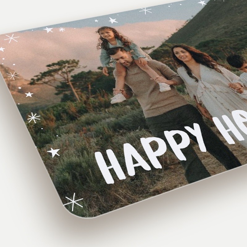 Handwritten Stars Holiday Card