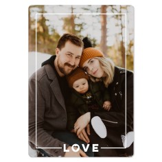 Love Bold Frame Portrait