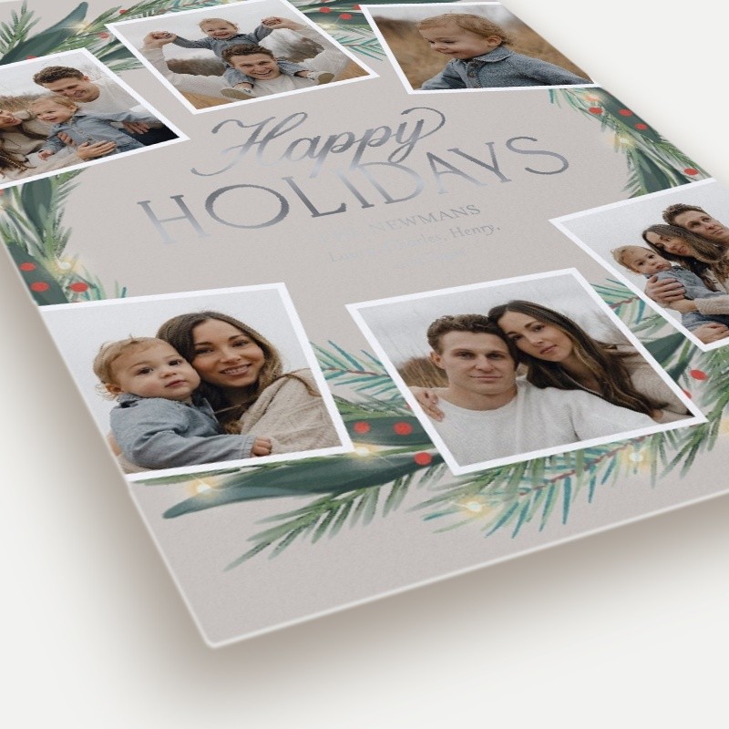 Encircled Wreath Holiday Card