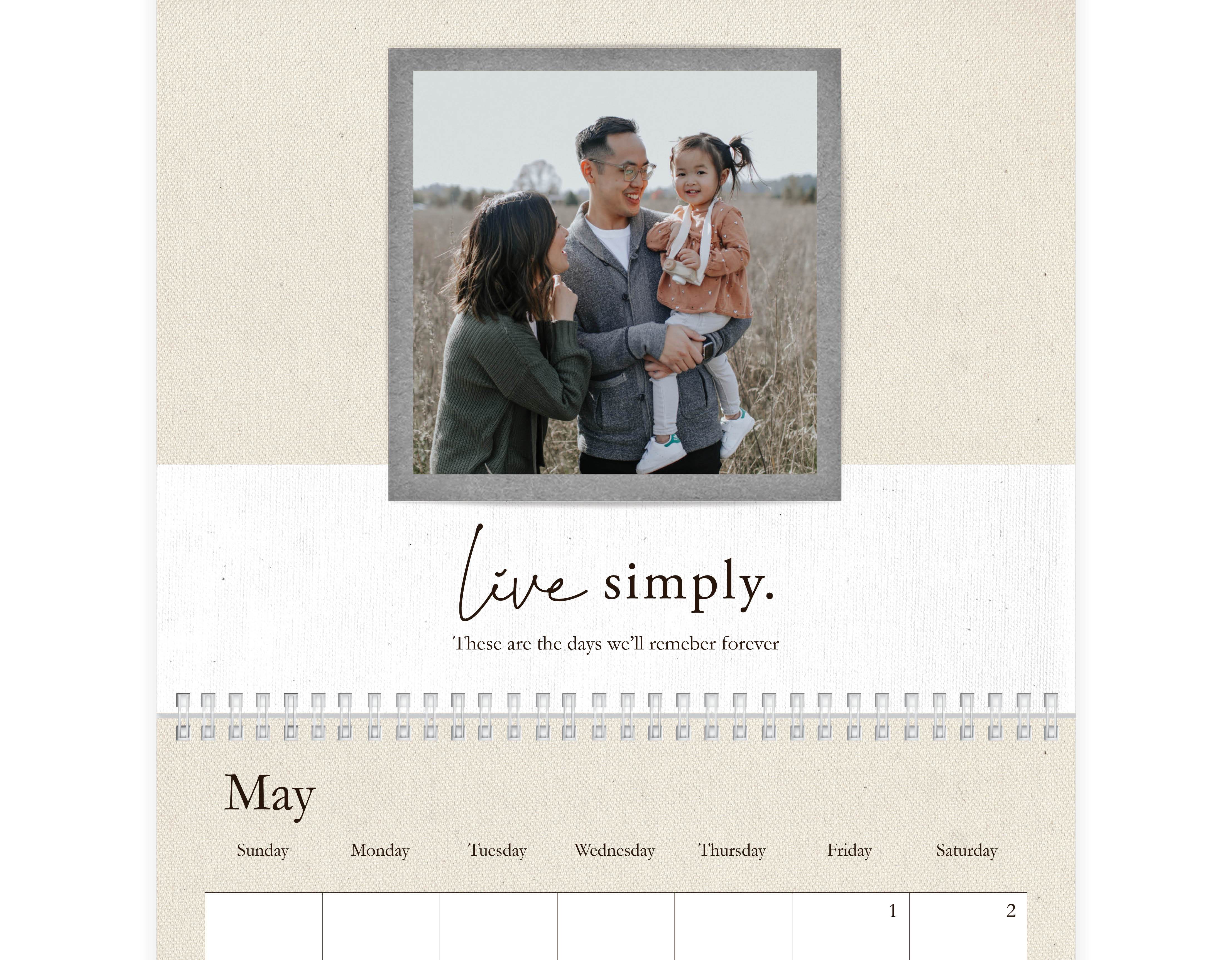 Everyday Neutrals Calendar
