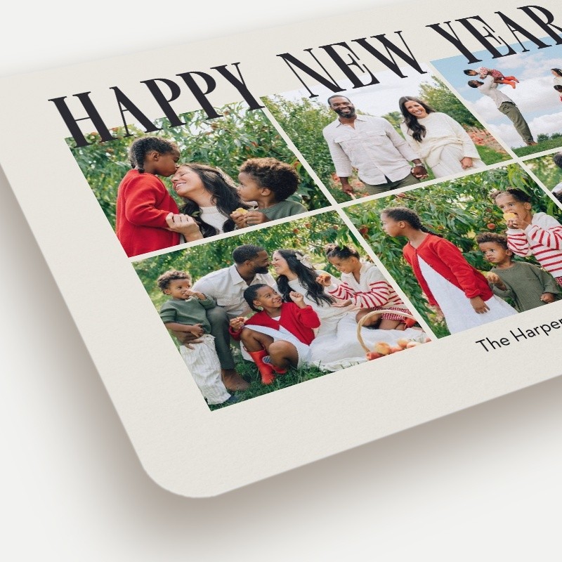Elegant Serif Holiday Card