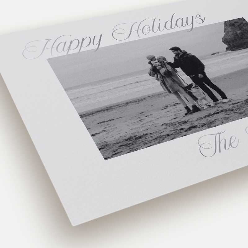 Elegant Signature Holiday Card