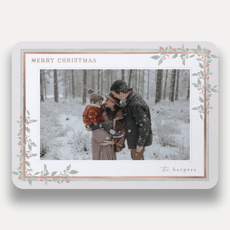 Climbing Vines Holiday Card