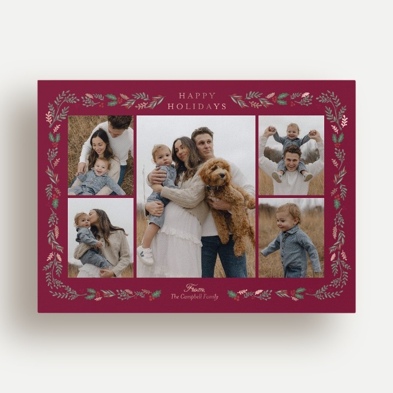Painted Holly Frame