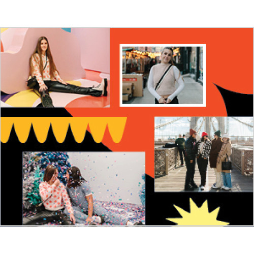 Bright Color Pop Calendar 8x11 undefined  Wall Calendar