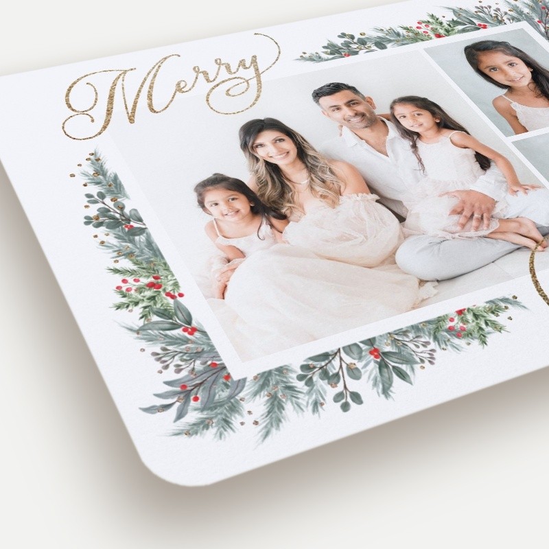 Wrapped Botanicals Holiday Card