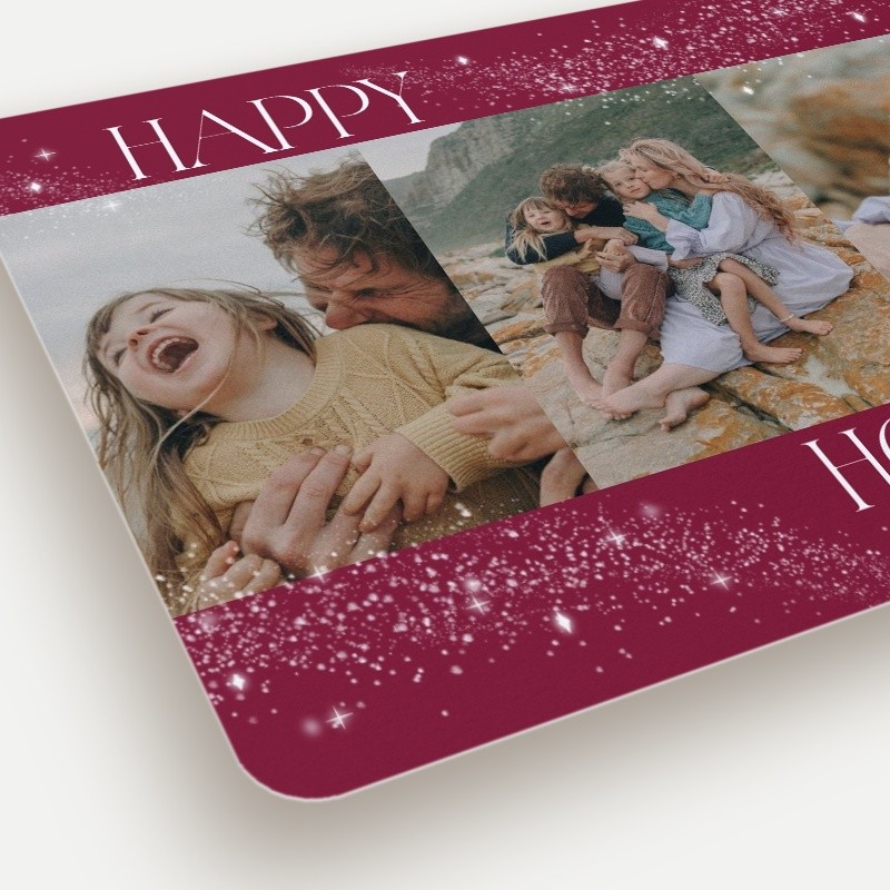 Celestial Sparkle Holiday Card