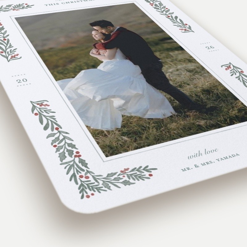 Holly Union Holiday Card