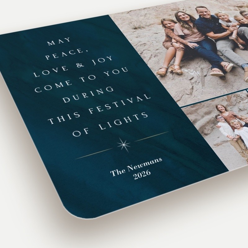 Serene Message Hanukkah Card