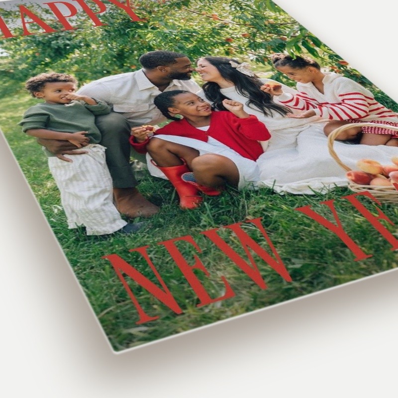 Split Serif Holiday Card