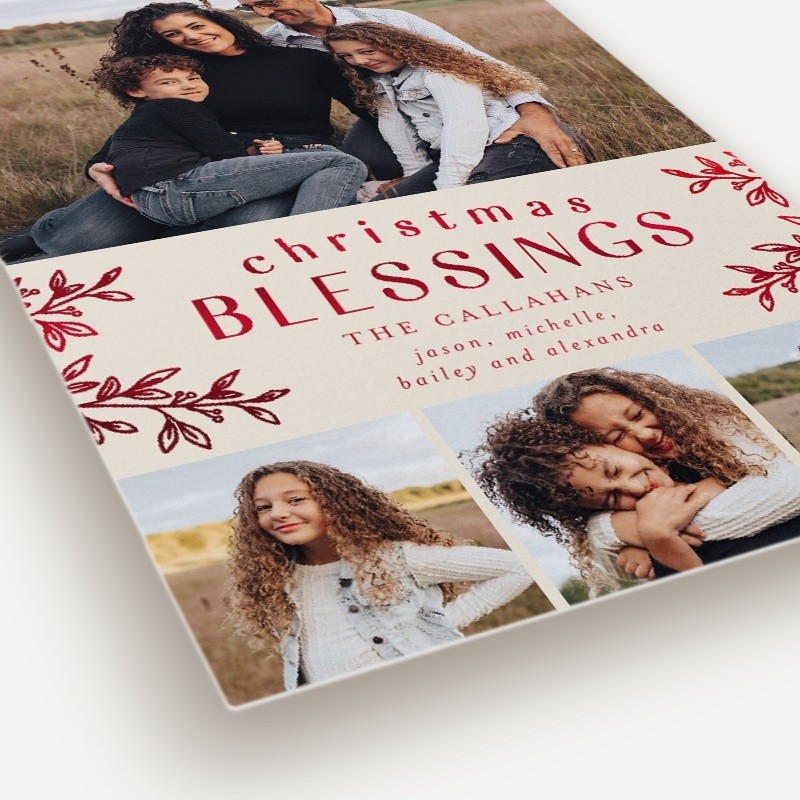 Foliage Frame Holiday Card