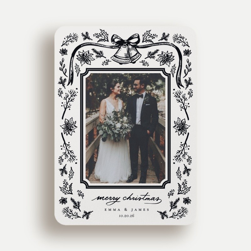 Ornate Bells Holiday Card